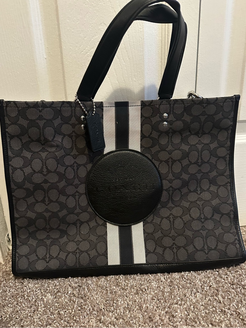 Coach Dempsey Signature Tote Bag in ack